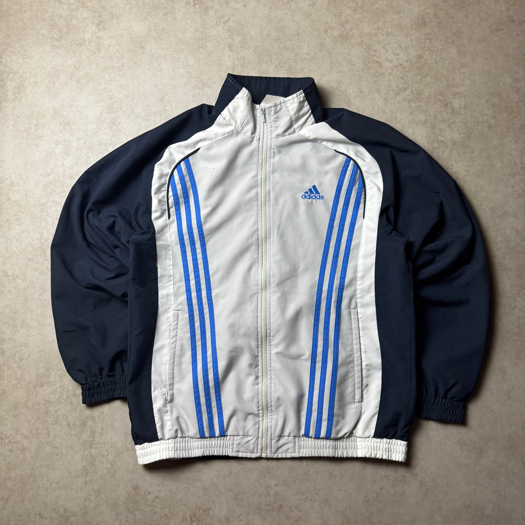 Gray Adidas Vintage Windbreaker - S