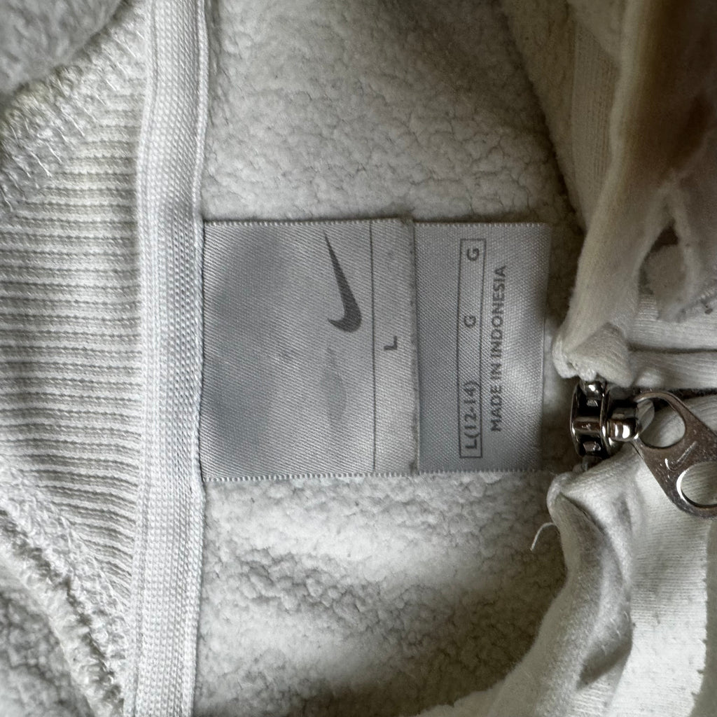 White Nike Hoodie - Size L