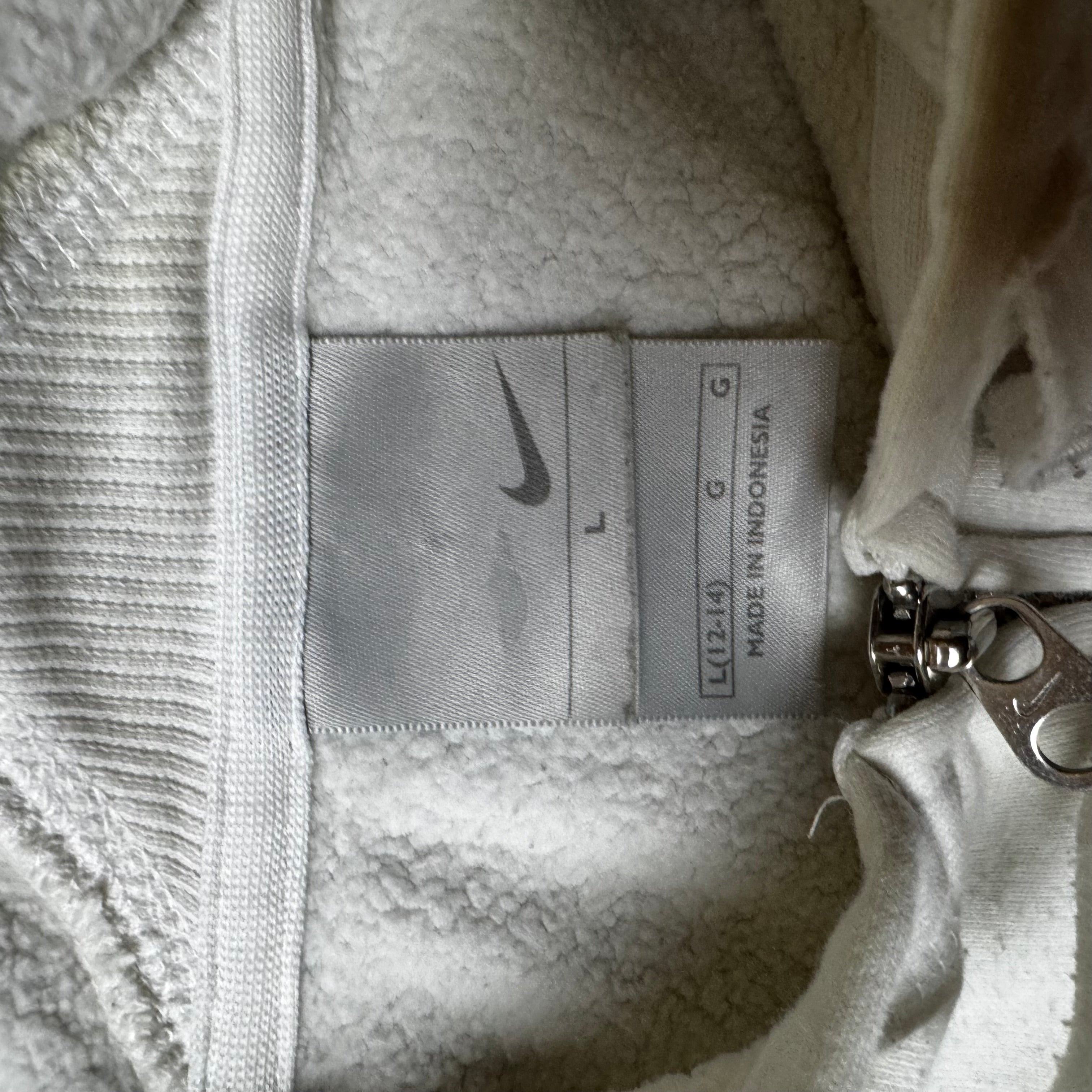 White Nike Hoodie - Size L