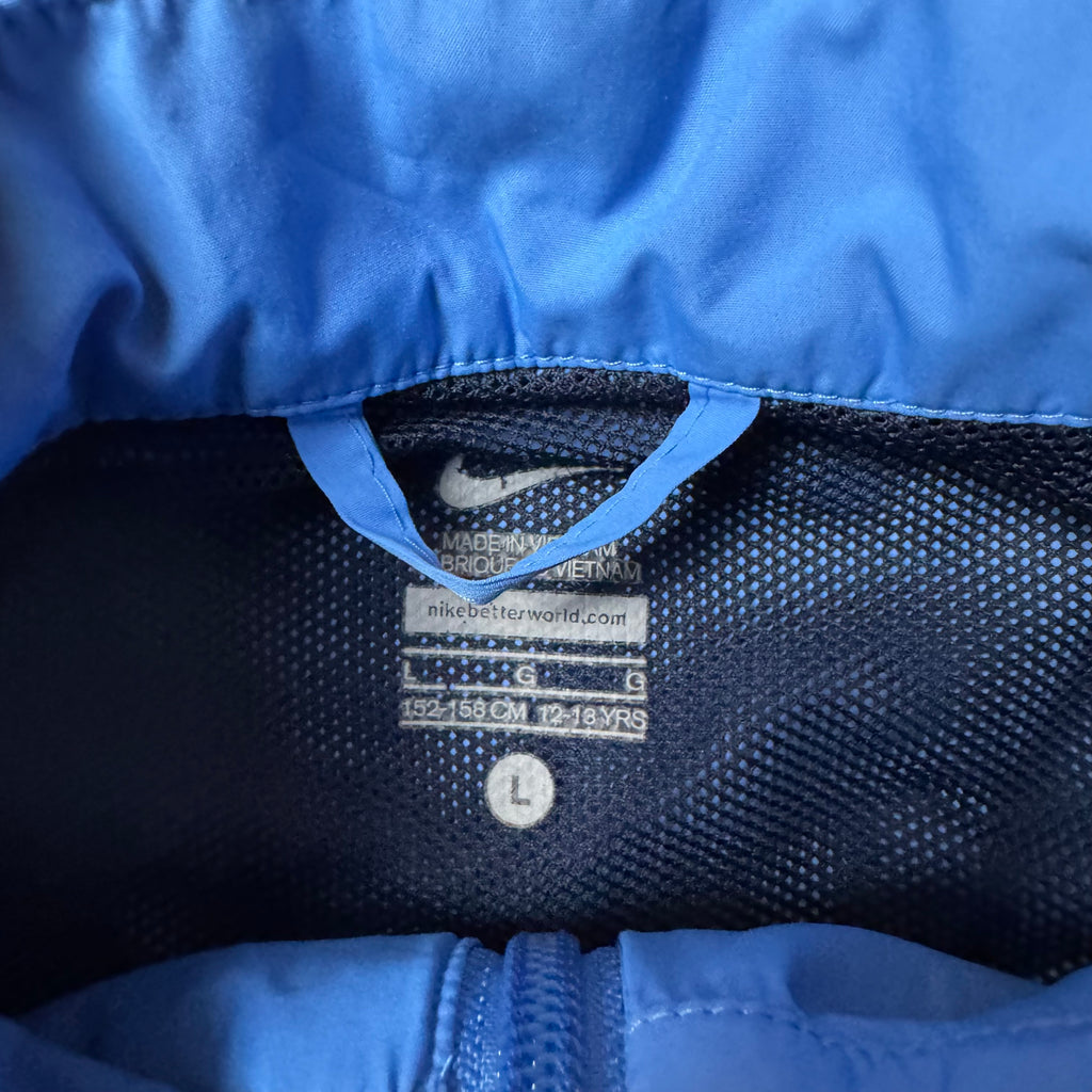Blue Vintage Nike Windbreaker - L (152-158)