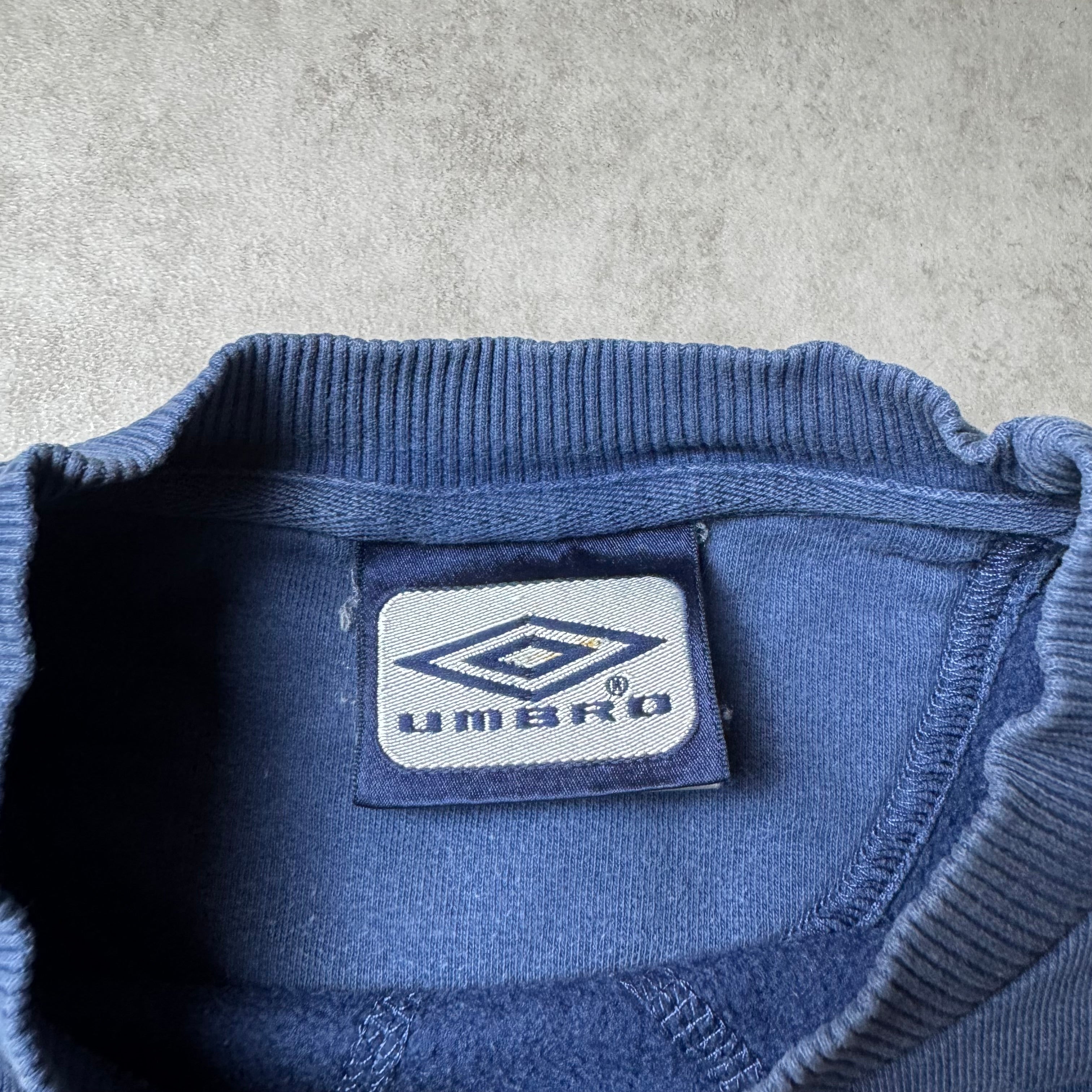 Navy Umbro Vintage Sweatshirt - L