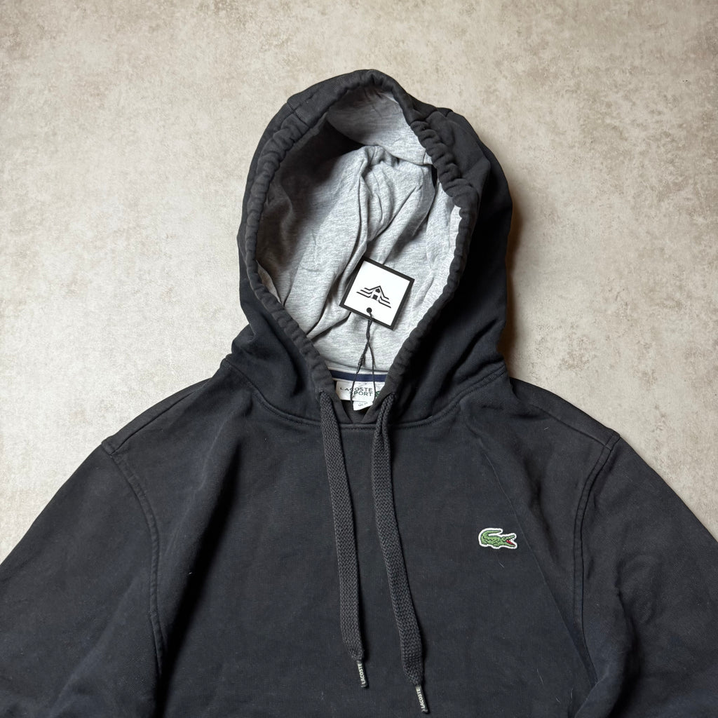 Black Lacoste Hoodie Size M