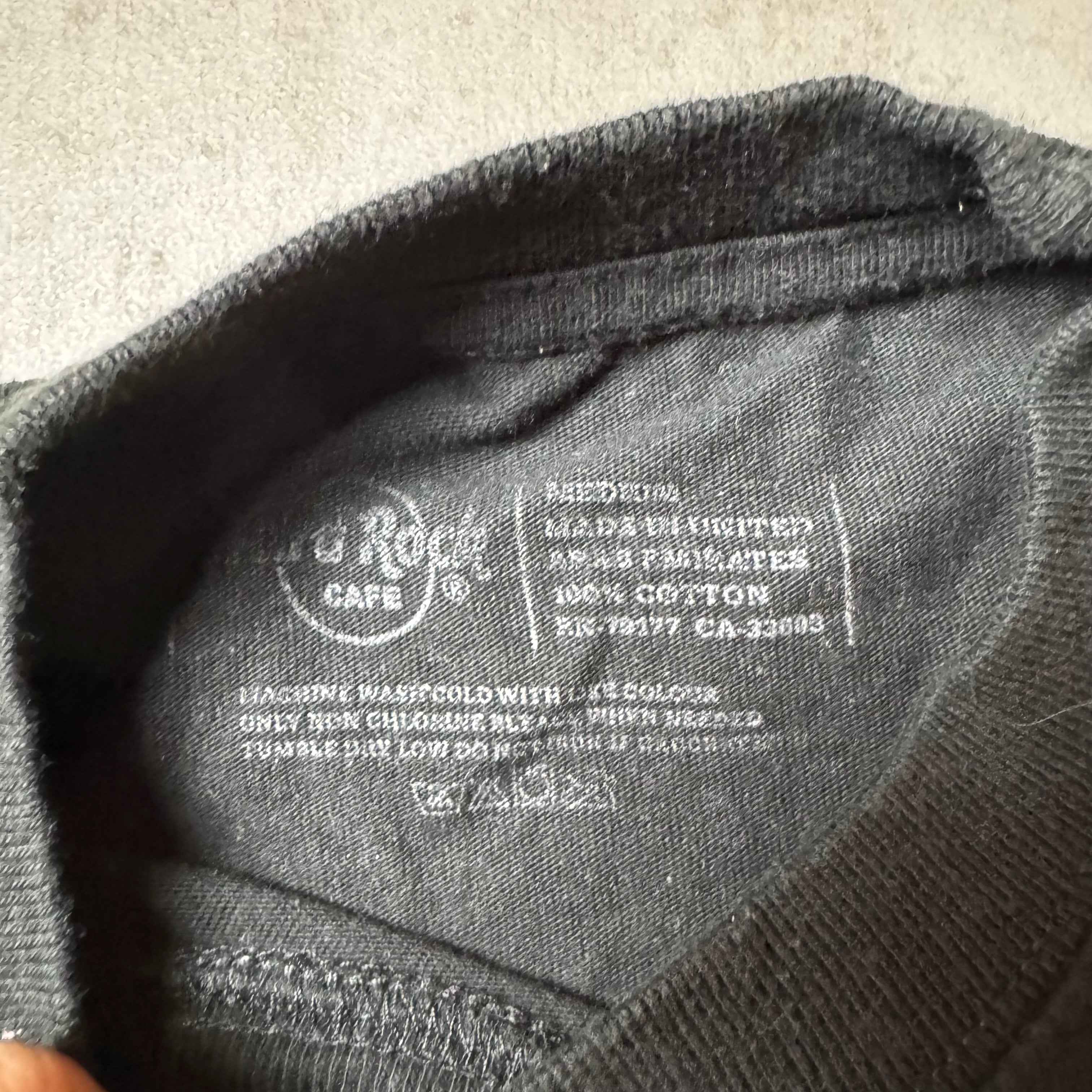 Black Hard Rock Tee - XS