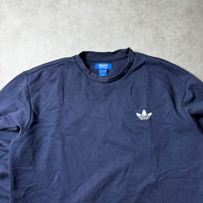 Navy Adidas Sweatshirt - L