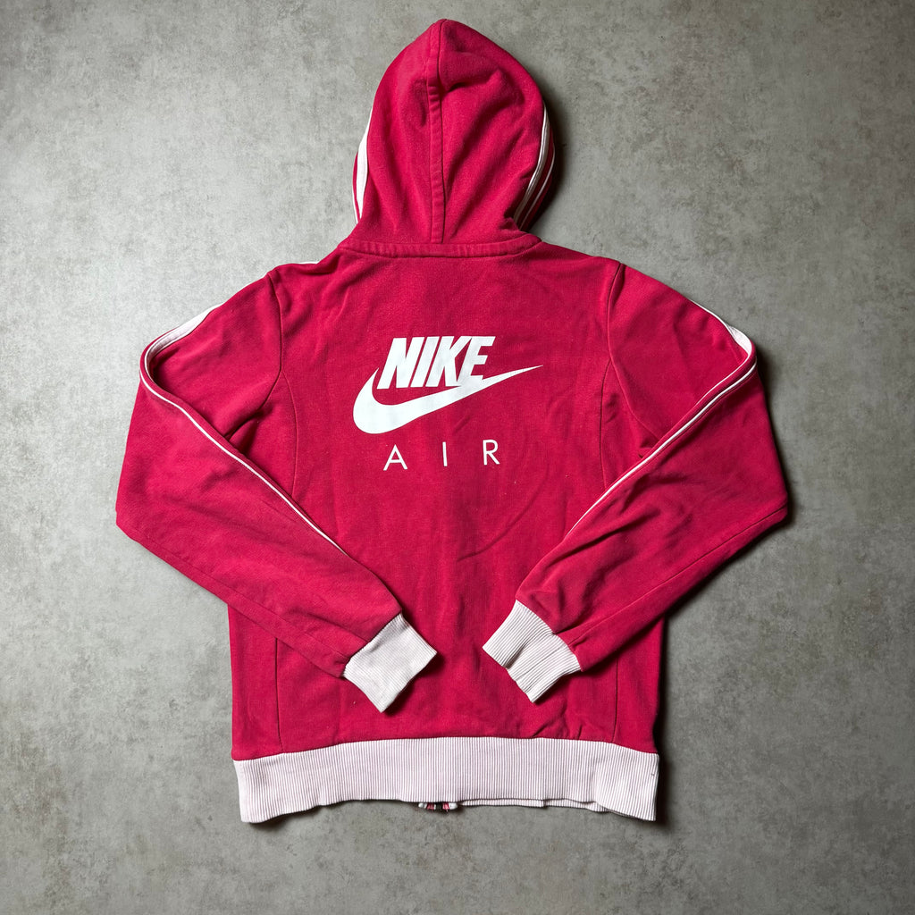 Pink Nike Air Zip Up Hoodie - S