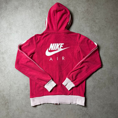 Pink Nike Air Zip Up Hoodie - S