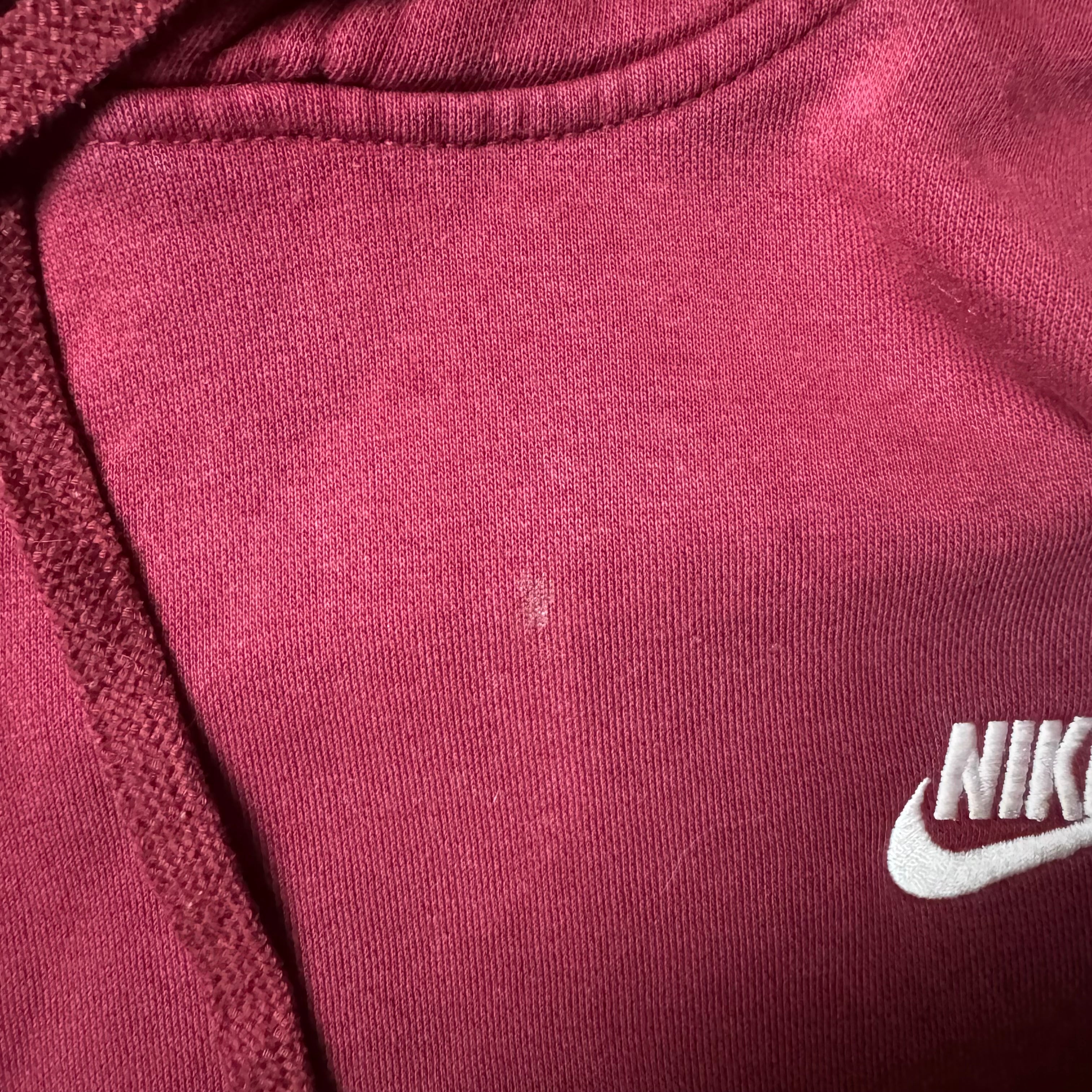 Dark Red Nike Hoodie - Size M