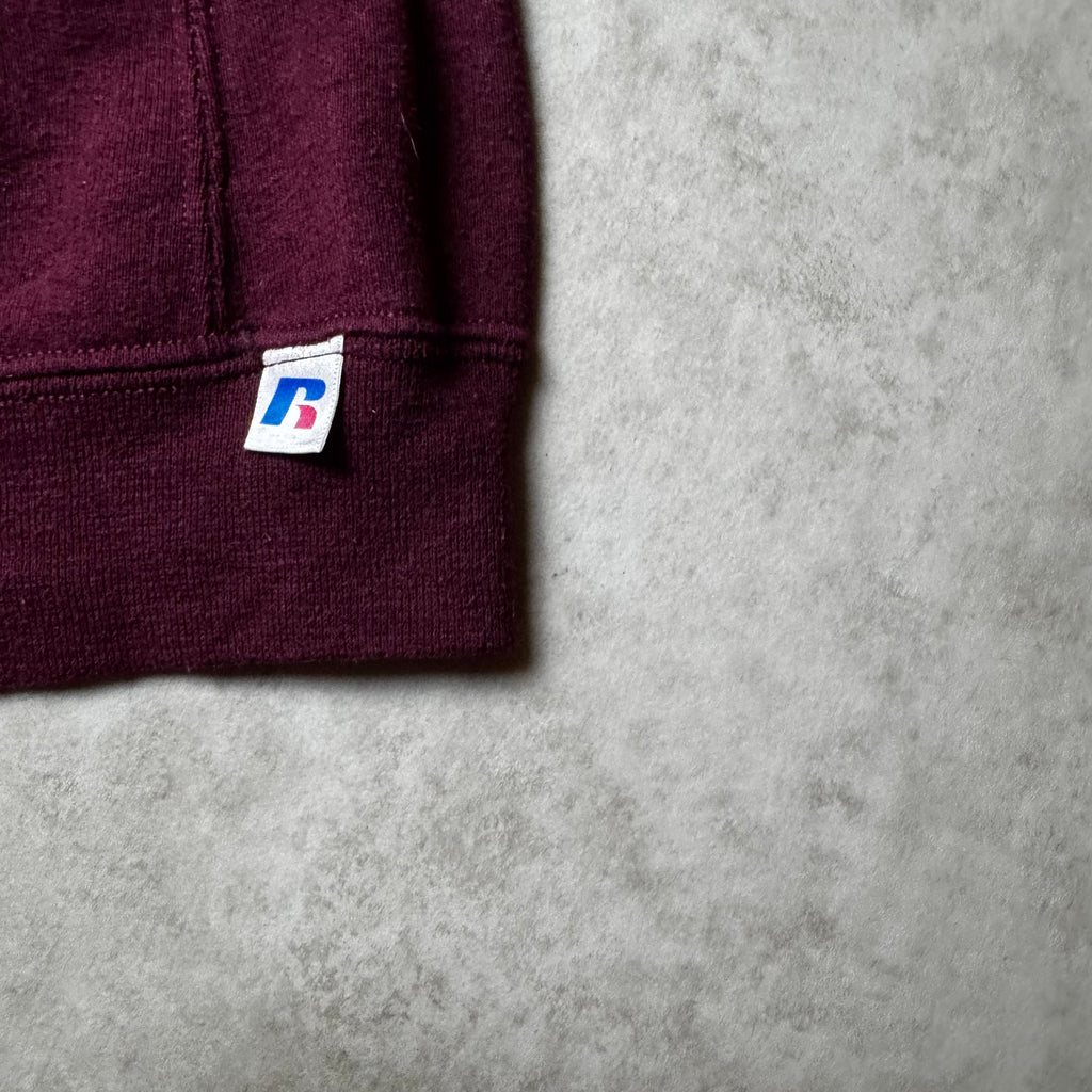Dark Red Russell Lacrosse Sweatshirt - Size XL