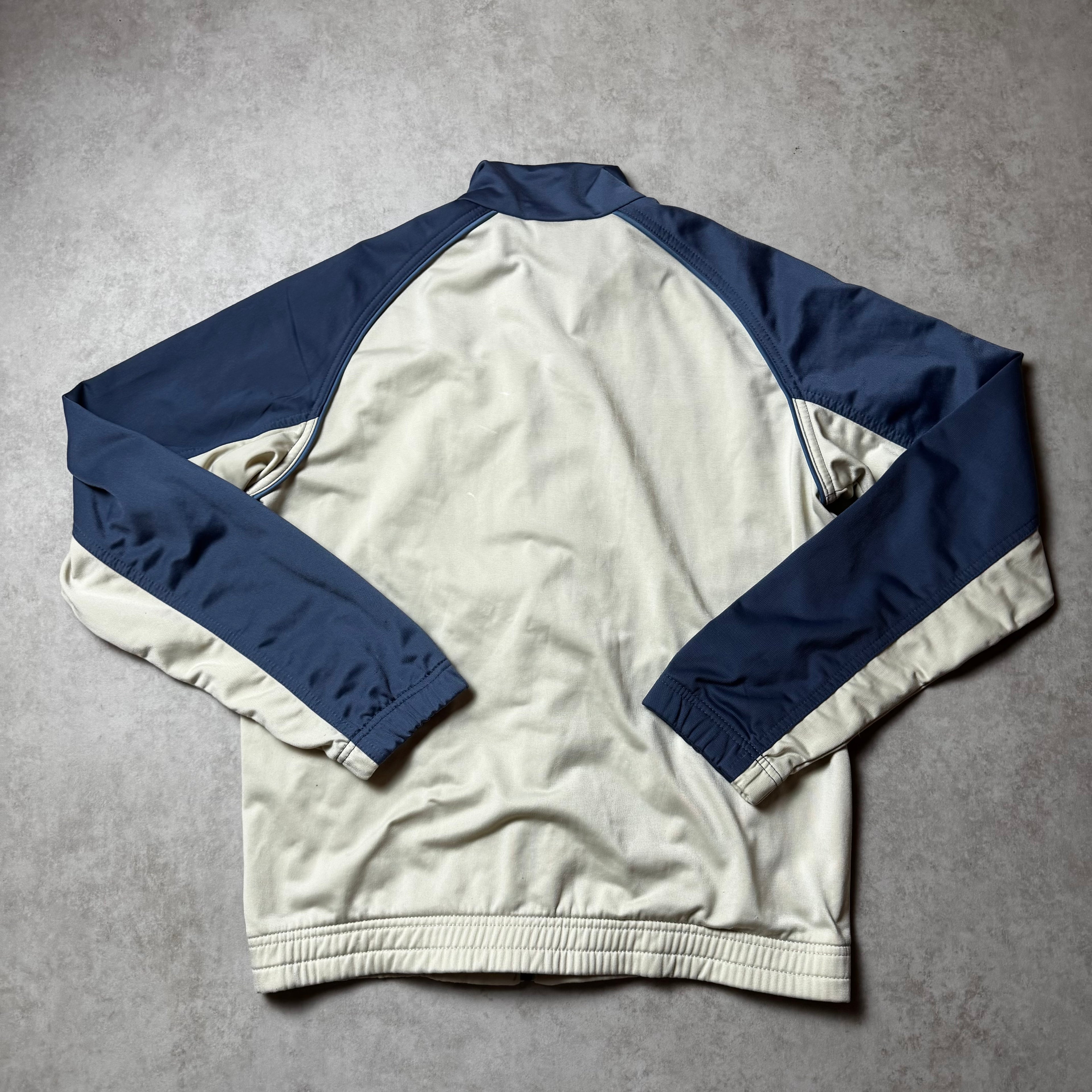 Beige Nike Vintage Zip Up Hoodie - S