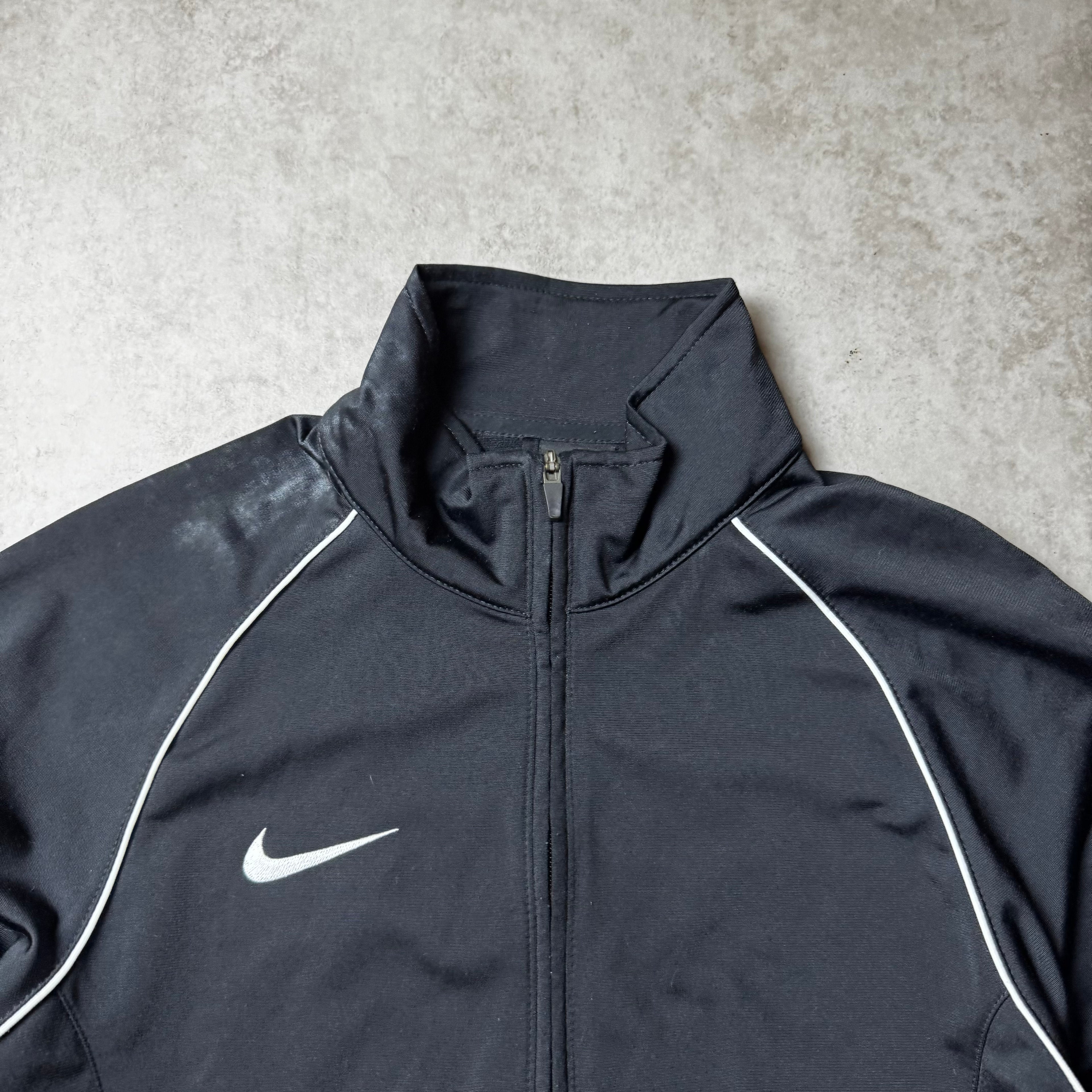 Black Nike Zip Up Hoodie - S