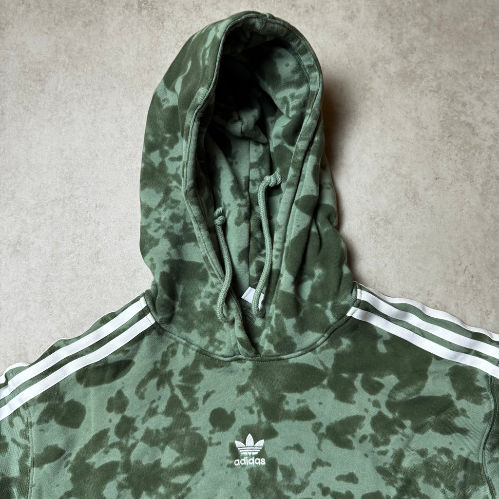 Green Adidas Camo Hoodie - L