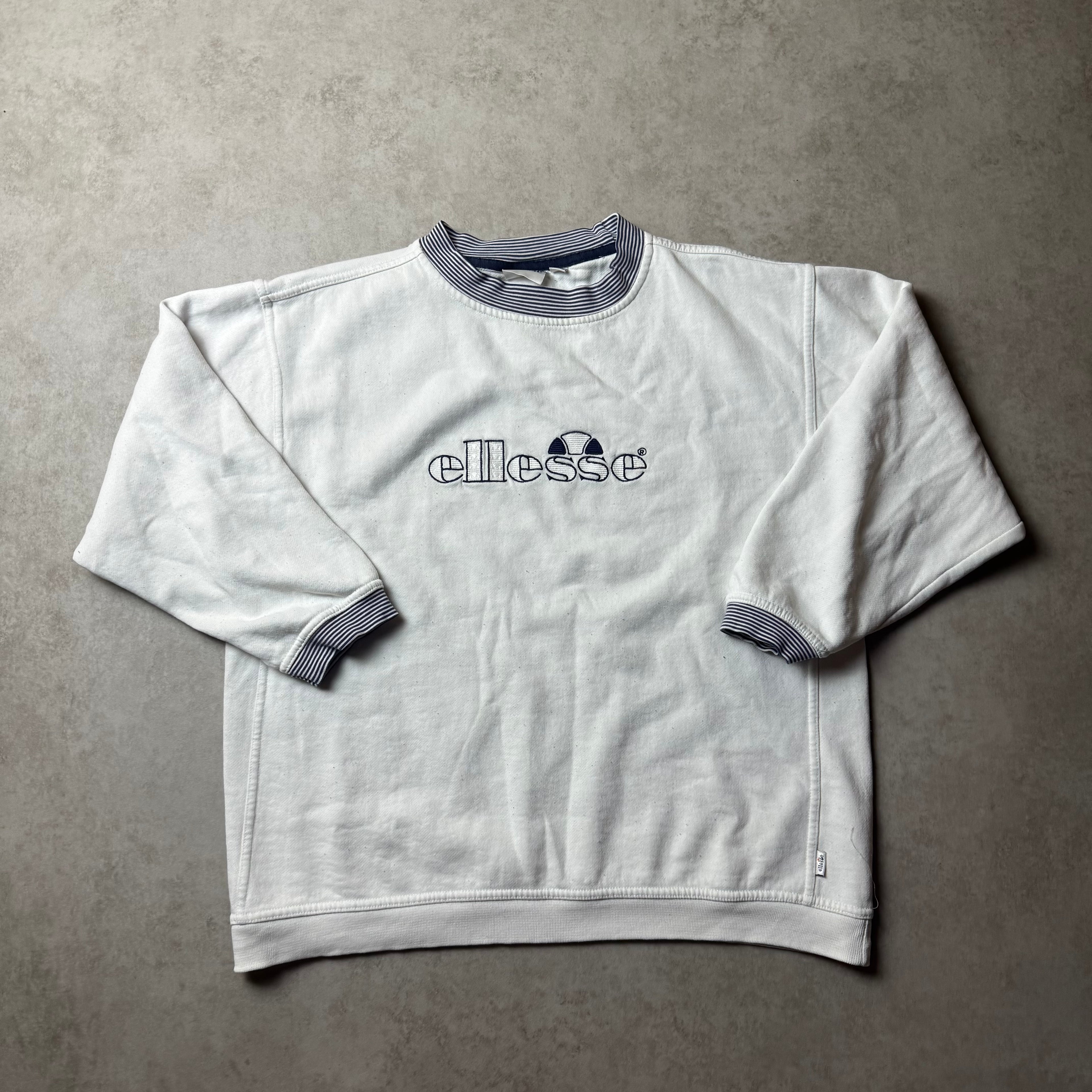 White Ellesse Sweatshirt - S