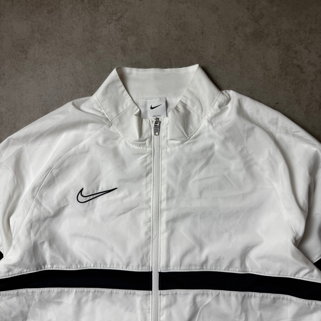 White Vintage Nike Windbreaker - L