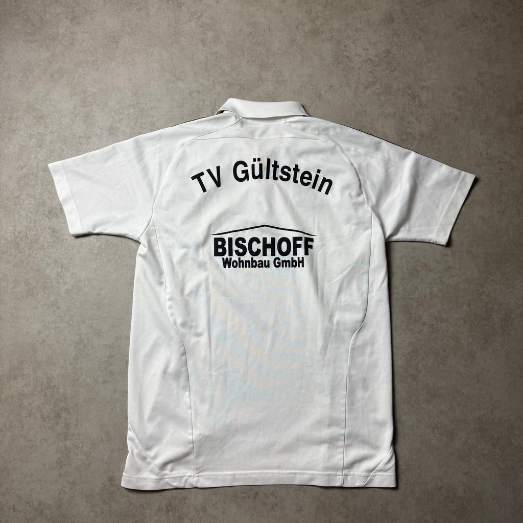 White Adidas Polo - M