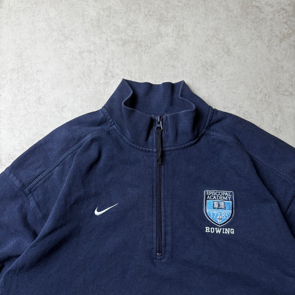 Dark Blue Nike Team Quarter Zip - Size XS