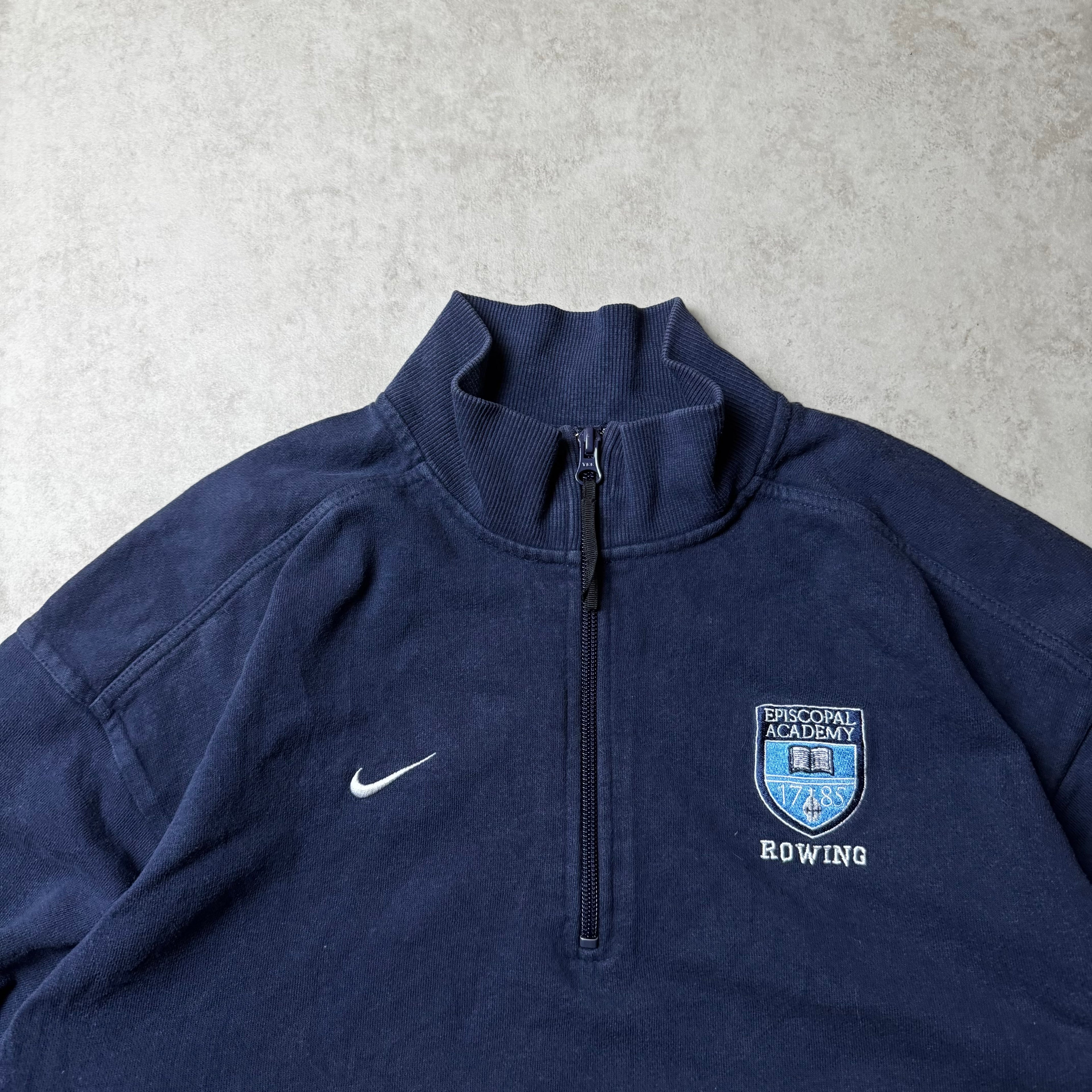 Dark Blue Nike Team Quarter Zip - Size XS