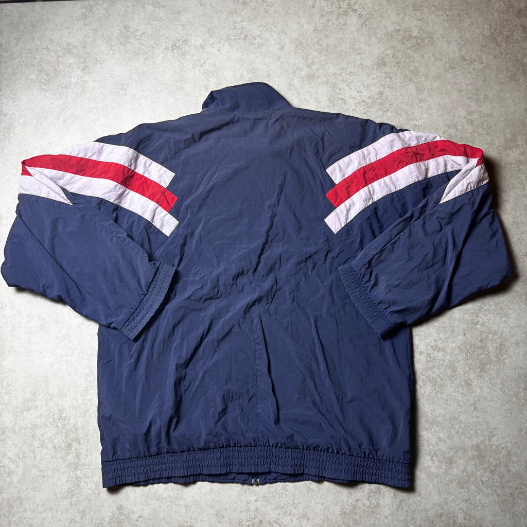 Navy Vintage Adidas Windbreaker - L