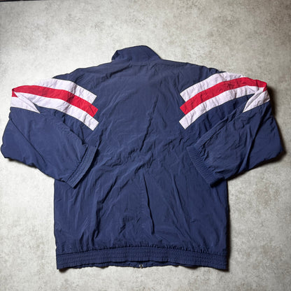 Navy Vintage Adidas Windbreaker - L
