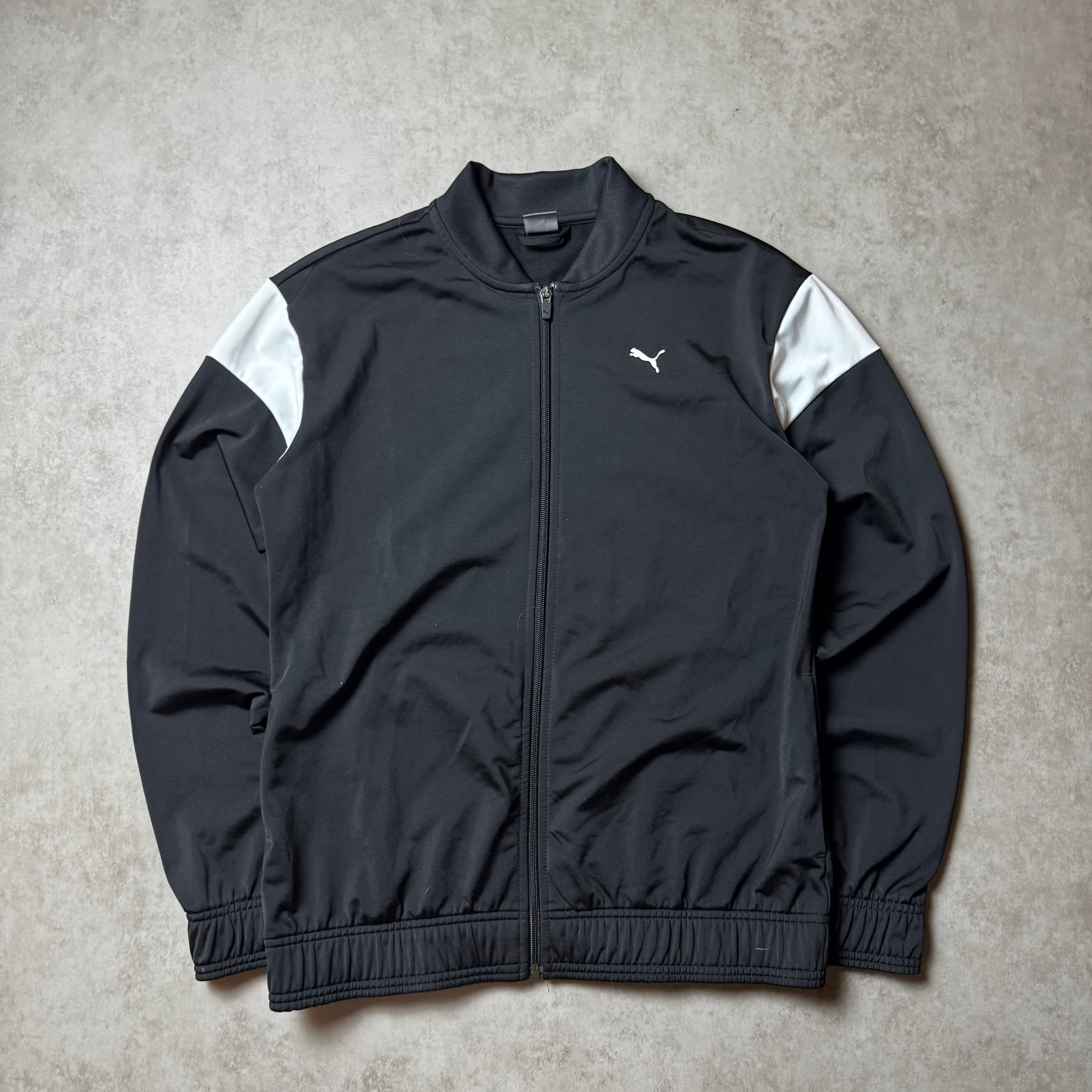 Black Puma Zip Up Hoodie - L (S)