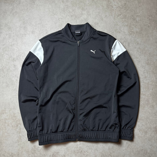 Black Puma Zip Up Hoodie - L (S)