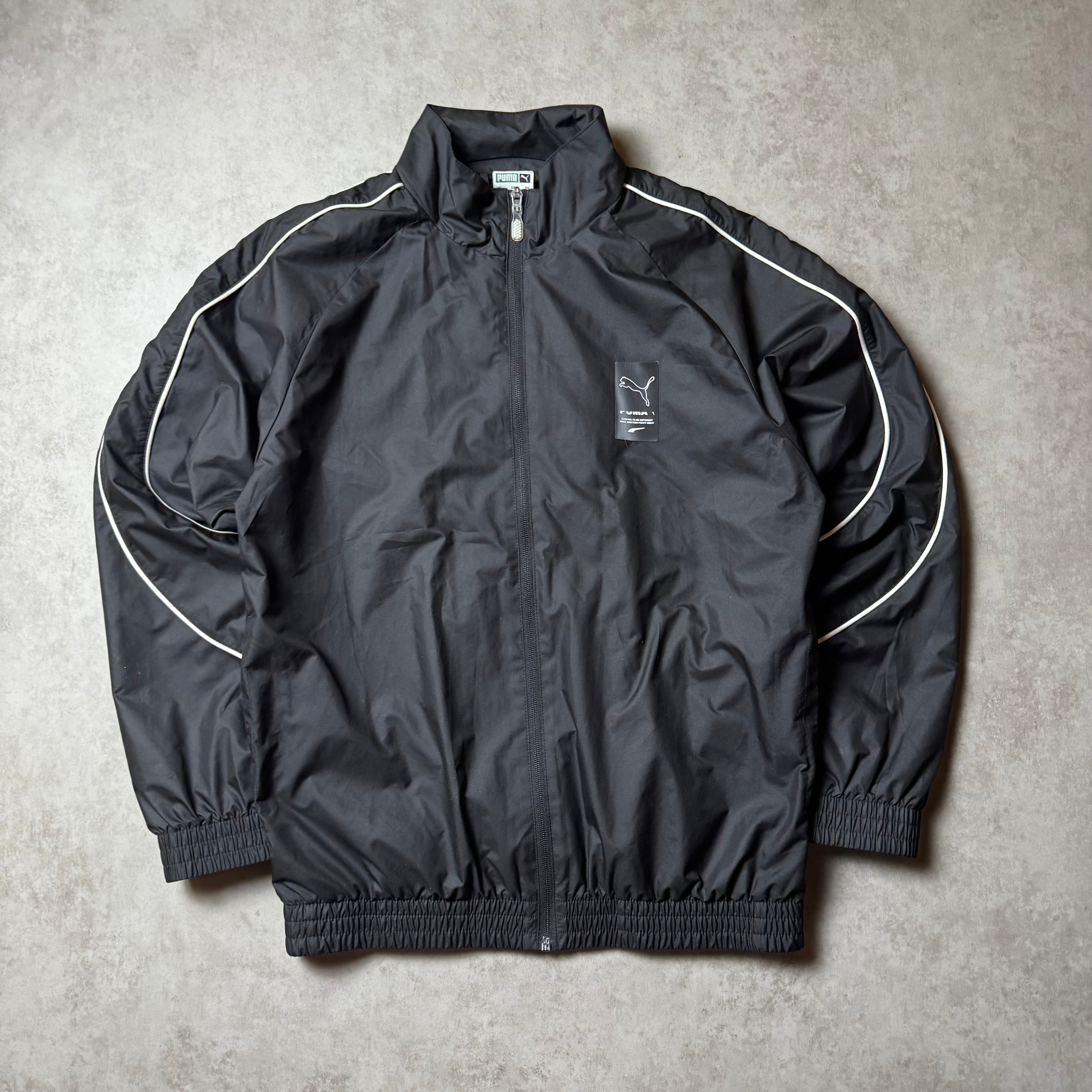 Black Puma Vintage Windbreaker - S