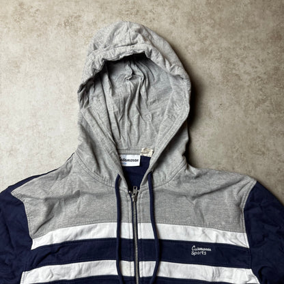 Navy Zip Up Hoodie - M