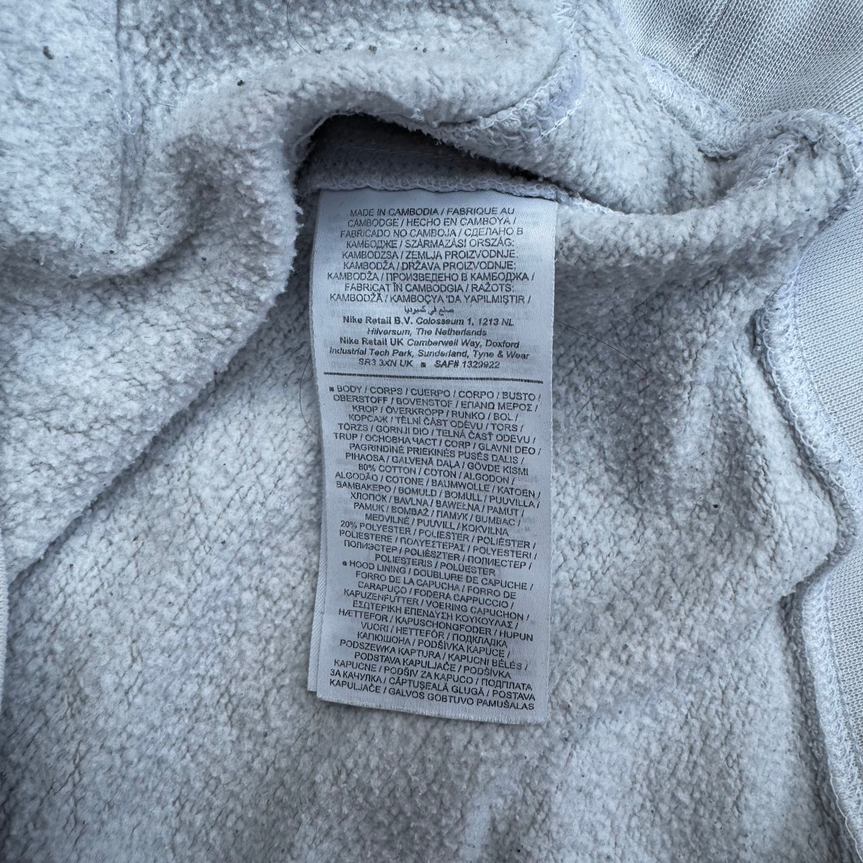 White Nike Hoodie - Size M