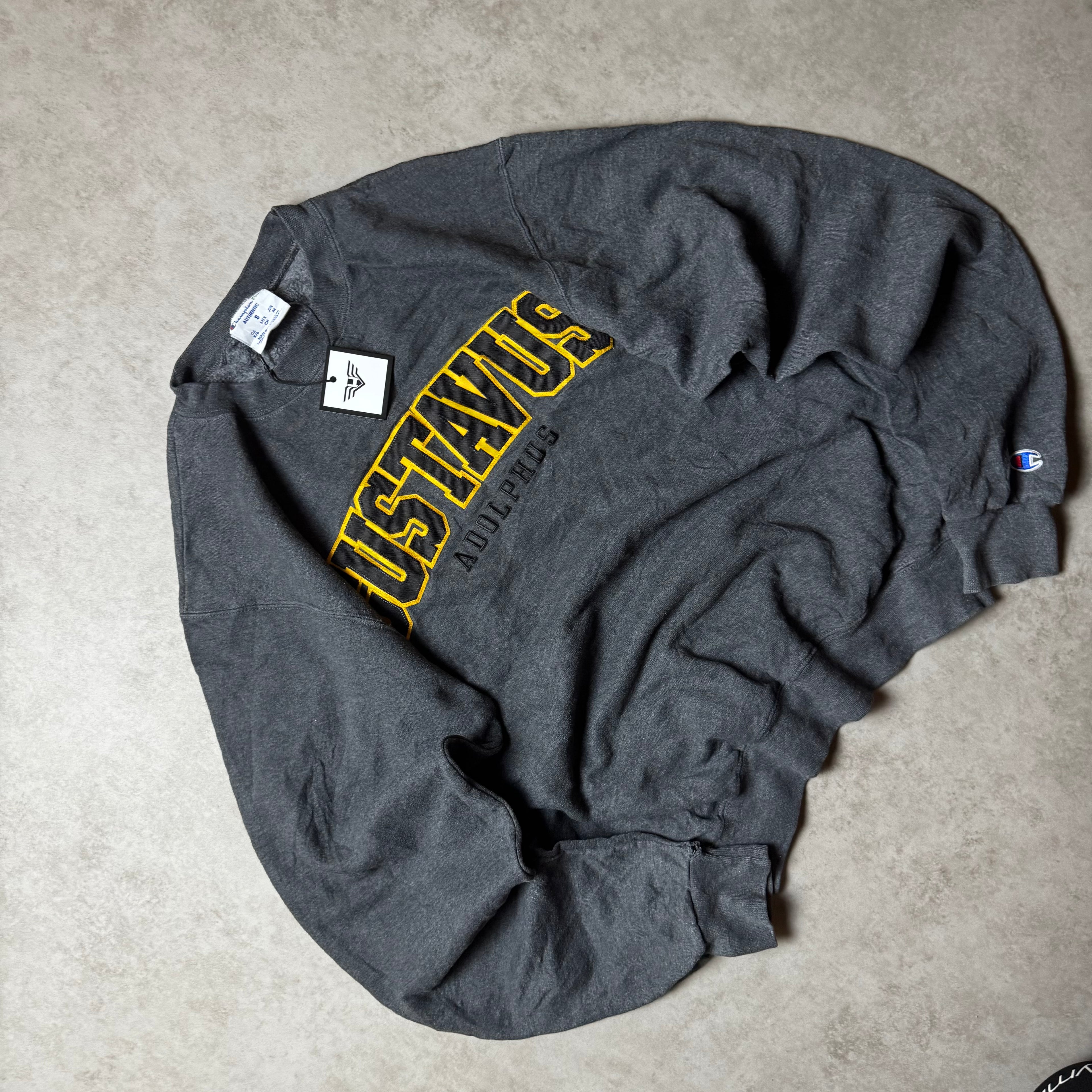 Grey Champion Embroidery Hoodie - Size S