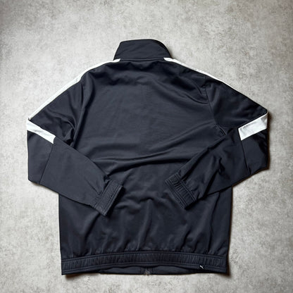 Black Zip Up Puma Hoodie - L