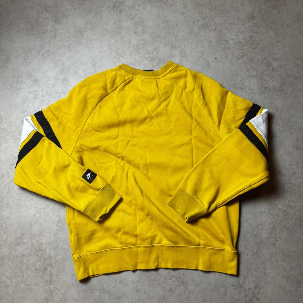 Yellow Nike Air Sweatshirt - S