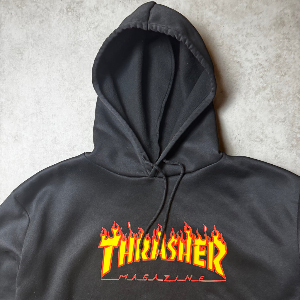 Black Thrasher Hoodie - M