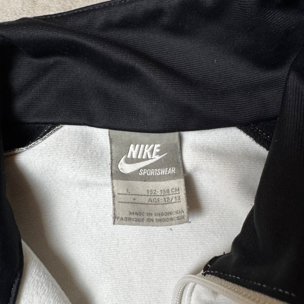 Black and White Zip Up Hoodies - Size L Children's