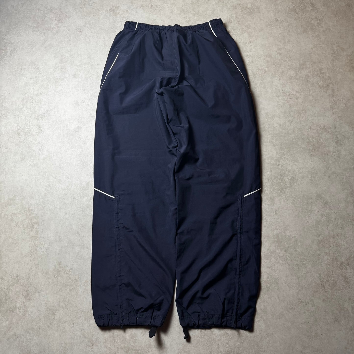 Navy Baggy Puma Trackpants - M