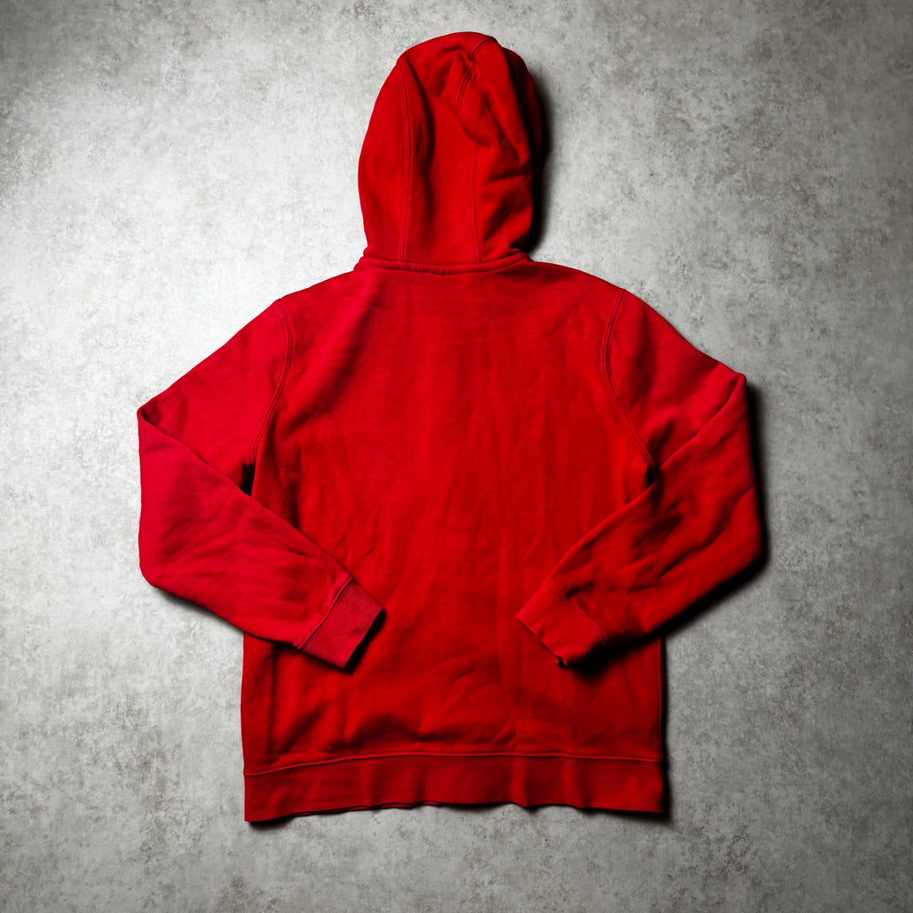 Red Nike Zip Up Hoodie - XS