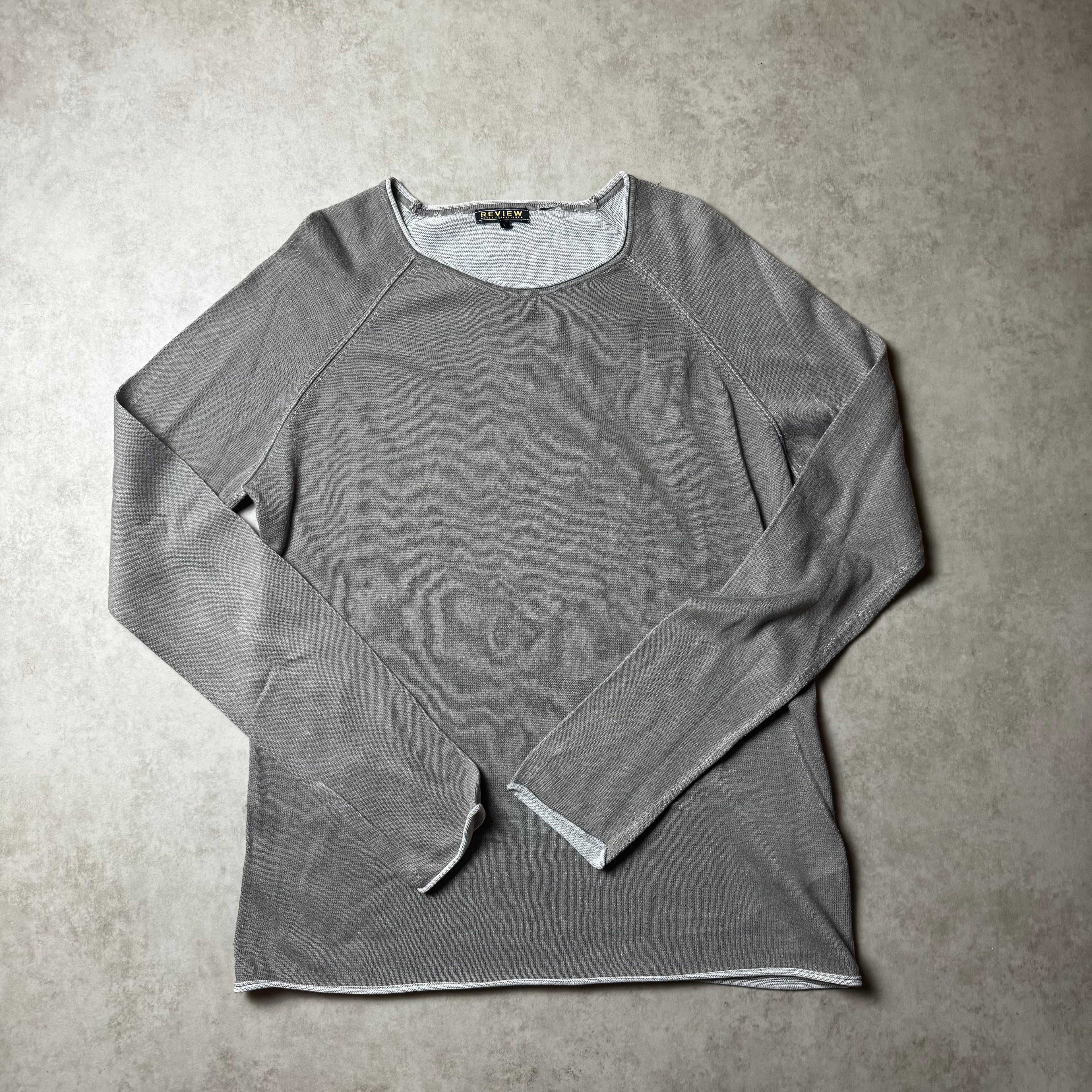 Gray Review Long Sleeve - L