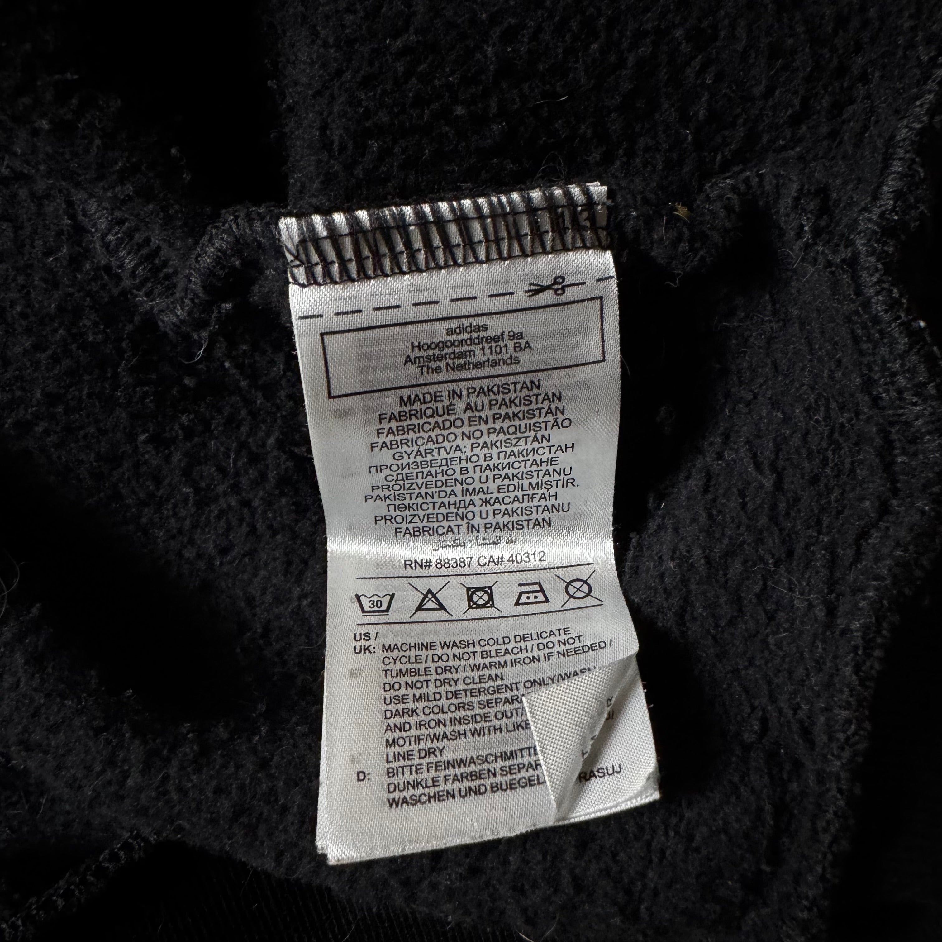 Black Adidas Hoodie - Size L