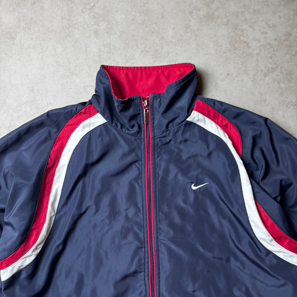 Navy Vintage Nike Windbreaker - M