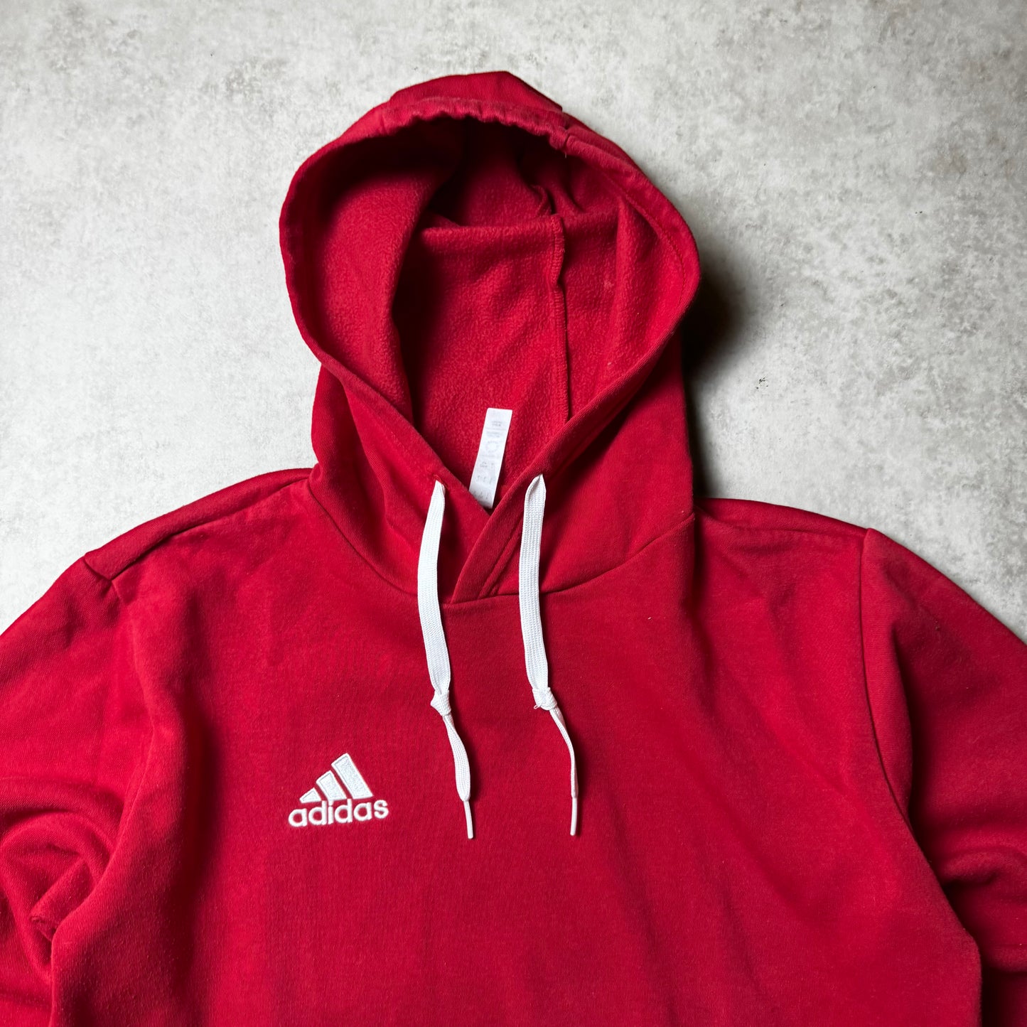 Red Adidas Hoodie - S