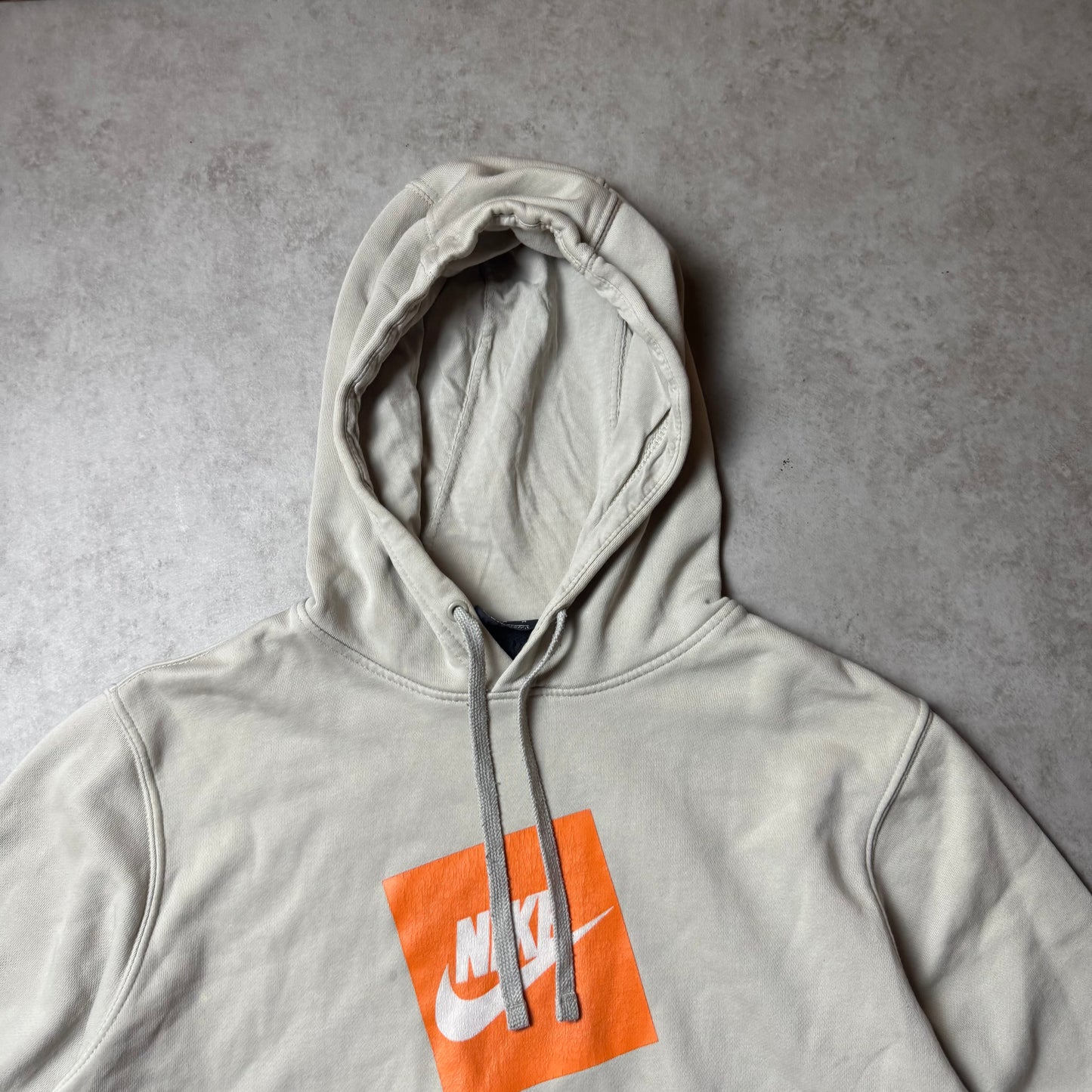 Beige Nike Hoodie - M