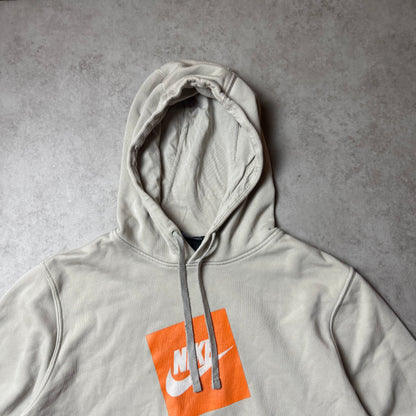 Beige Nike Hoodie - M