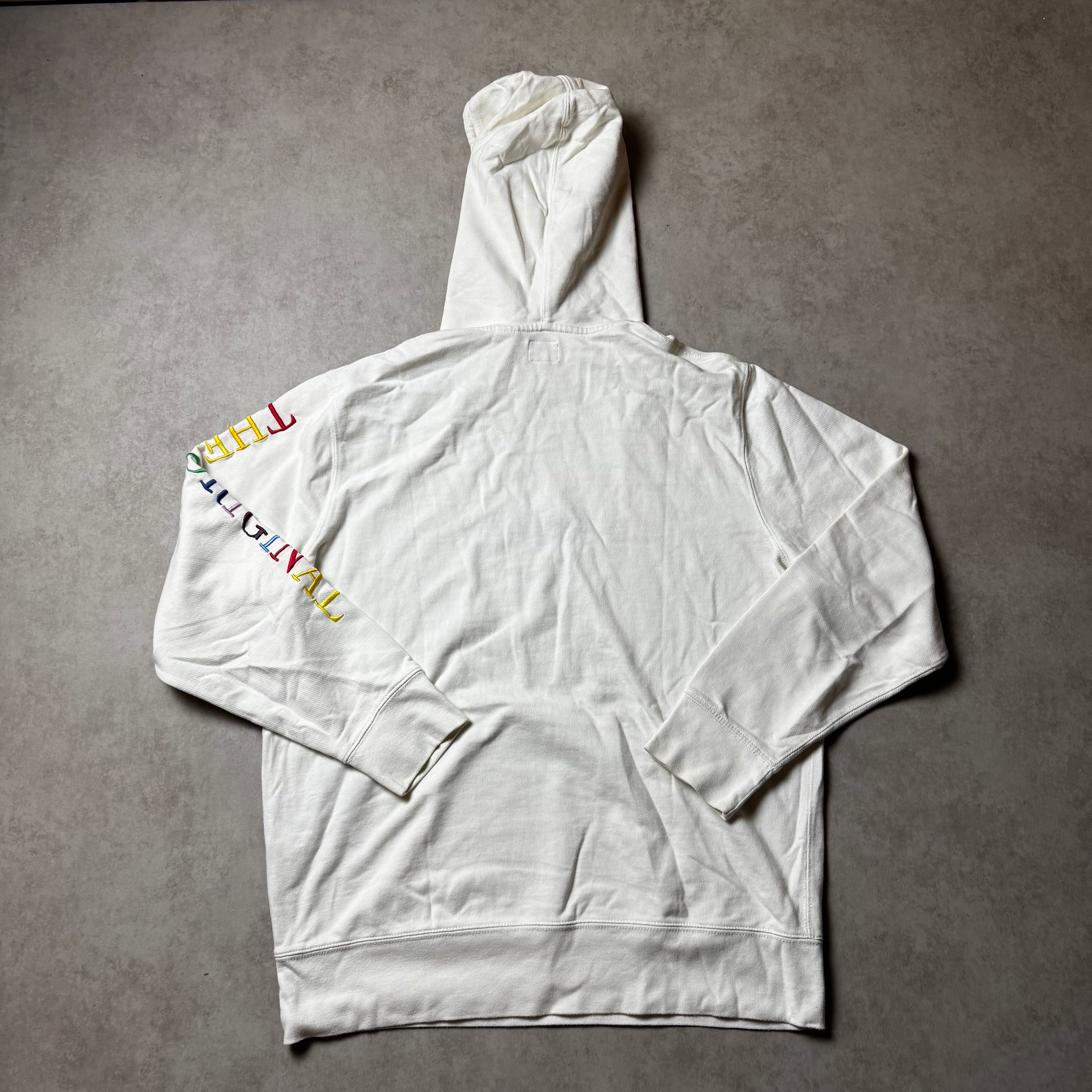 White Levi's Hoodie - L