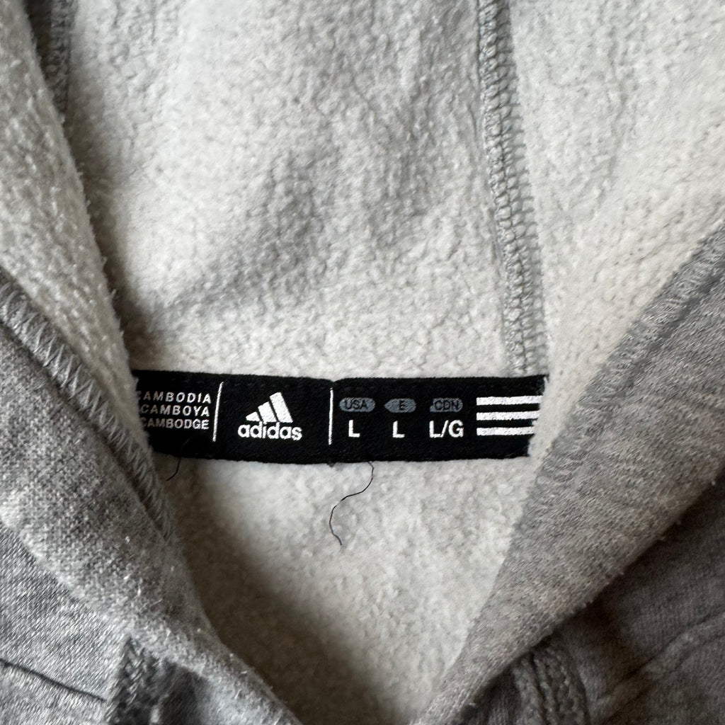 Gray Adidas Hoodie - Size L