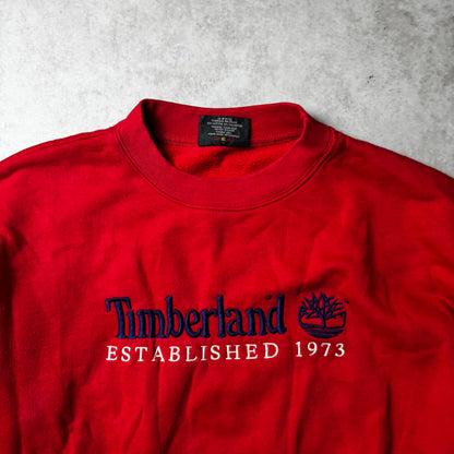 Red Timberland Sweatshirt - M