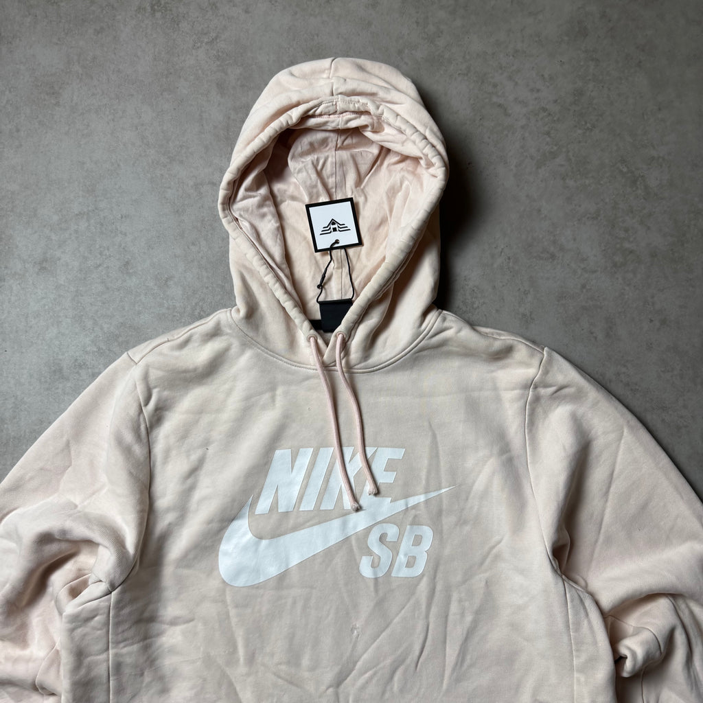 Light Pink Nike SB Hoodie - M