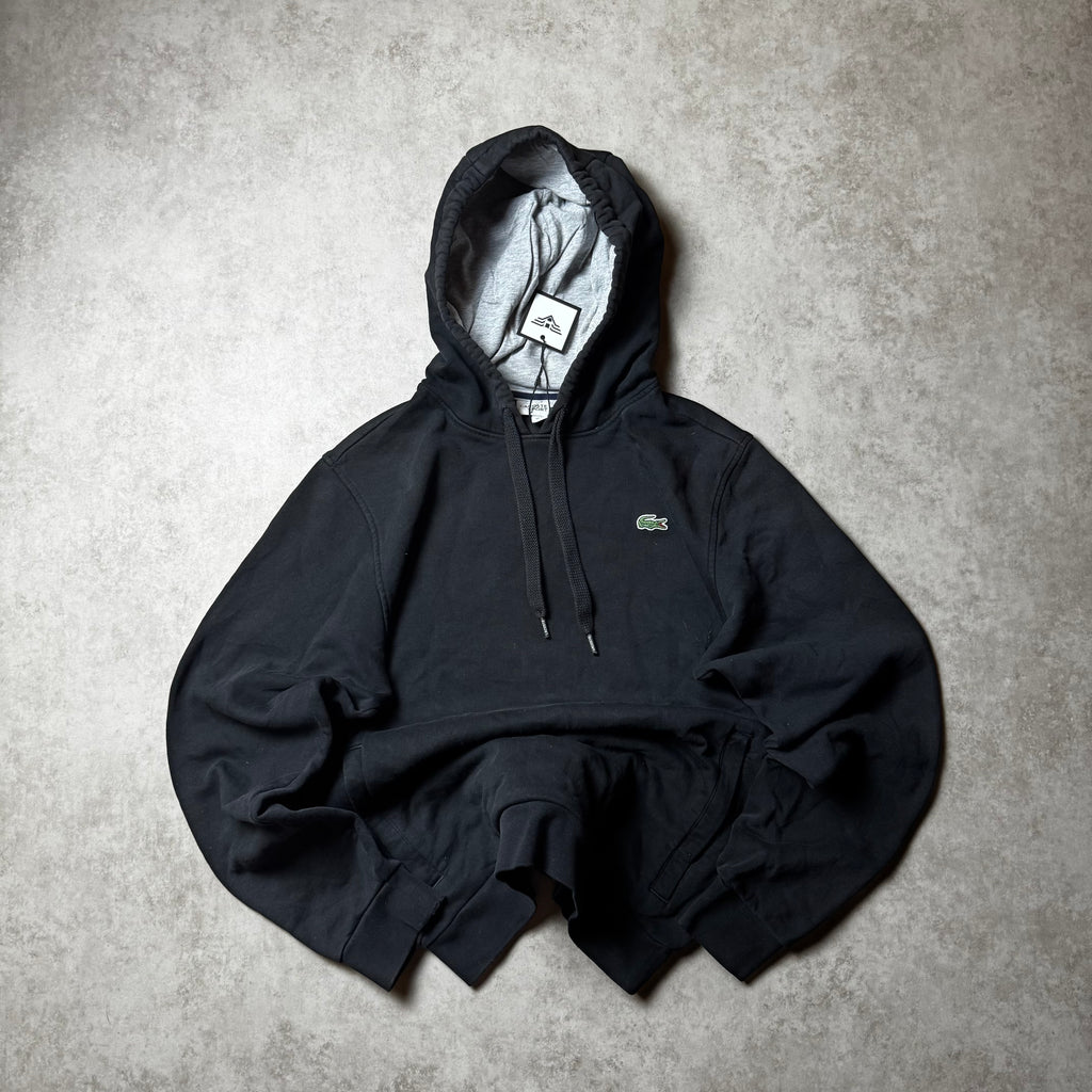 Black Lacoste Hoodie Size M