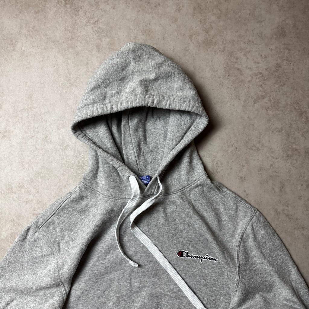 Gray Champion Embroidery Hoodie - Size L