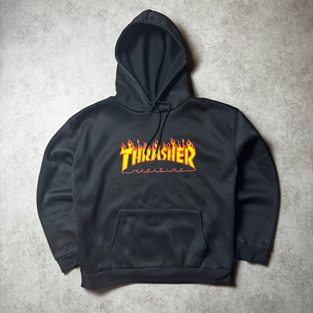 Black Thrasher Hoodie - M