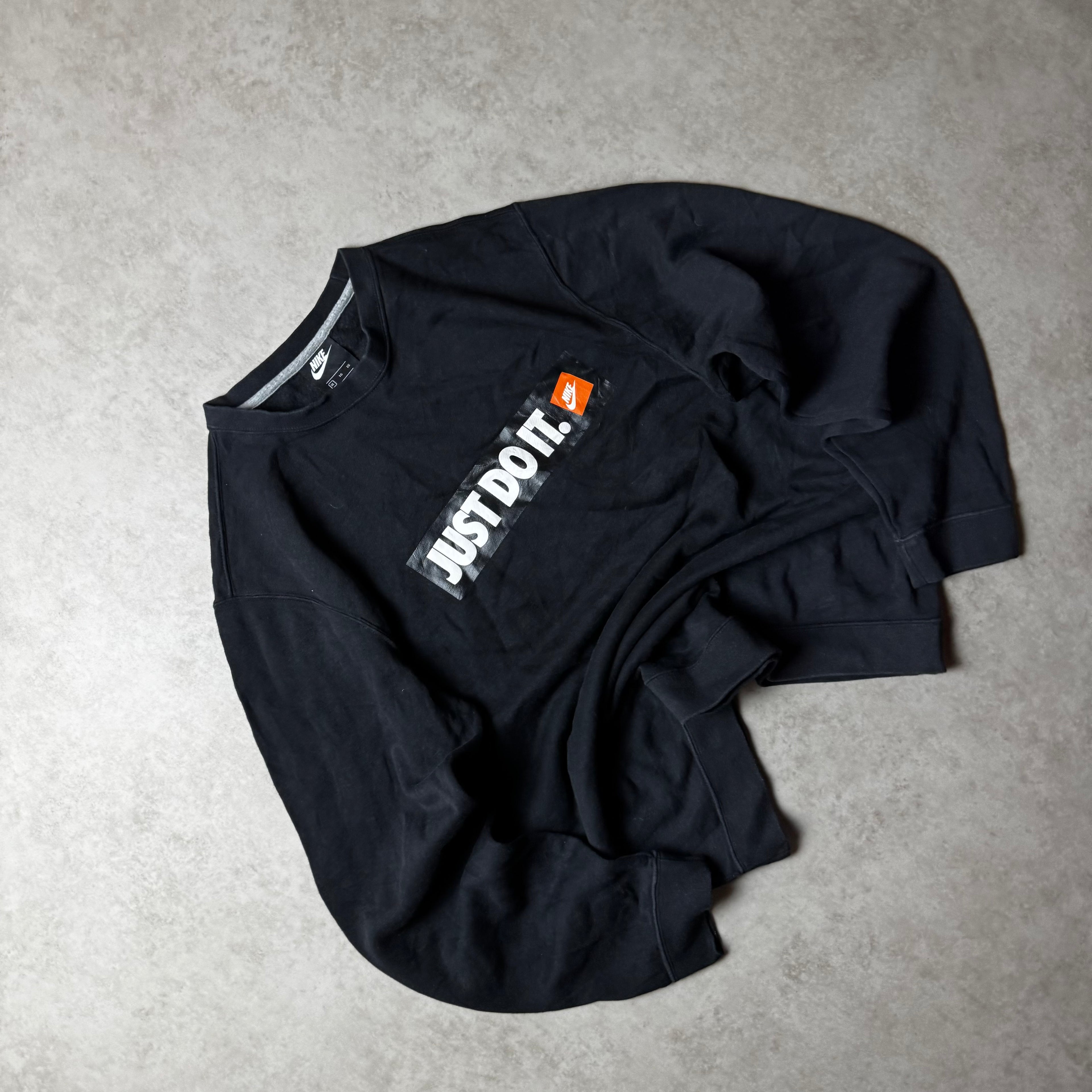 Black Nike Just Do It Sweatshirt - Size XL
