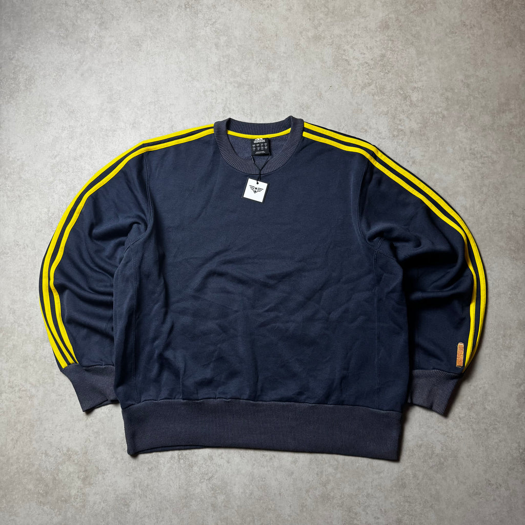 Navy Adidas Sweatshirt - XL