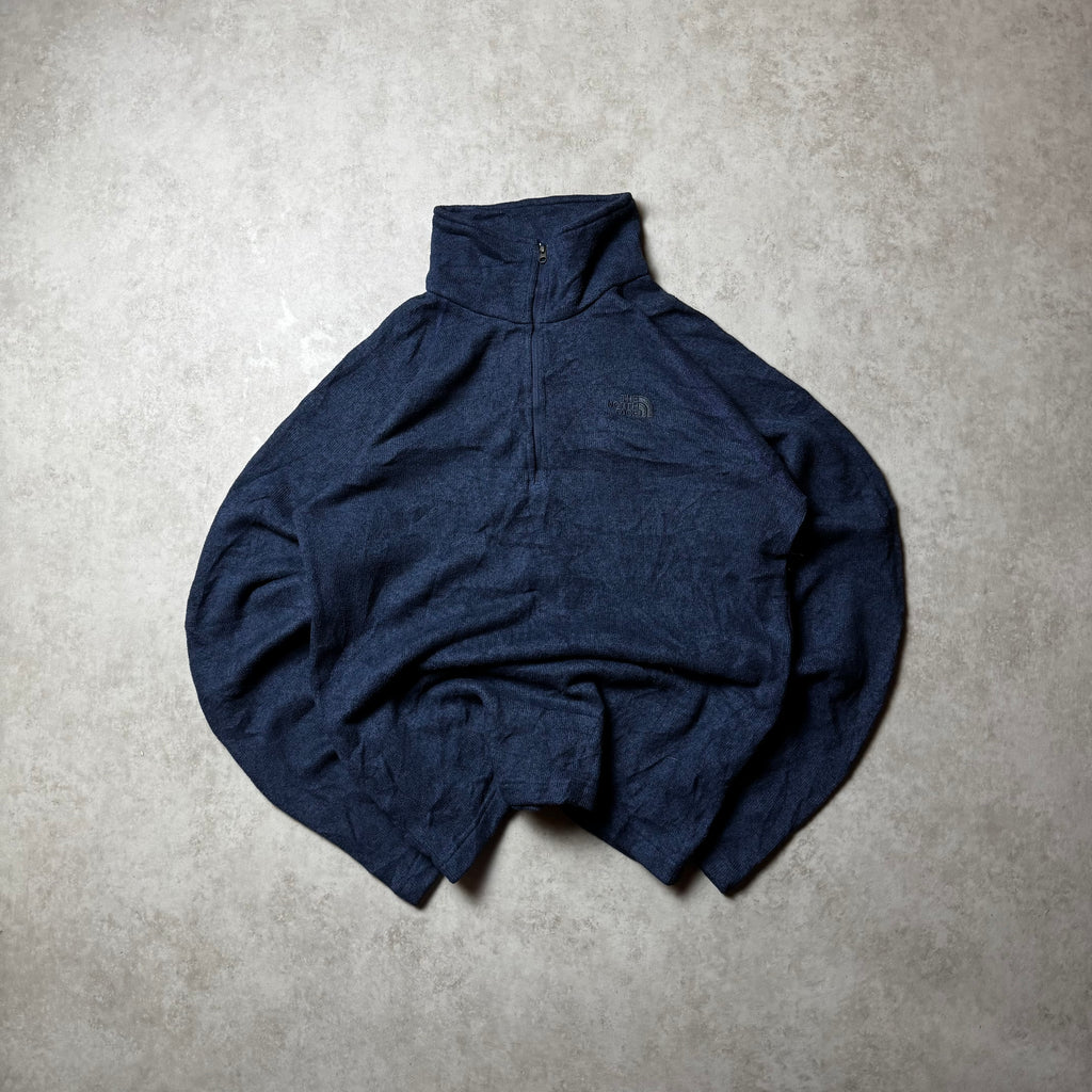 Dark Blue North Face Fleece - Size M